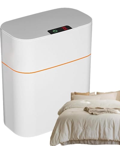 Afvalemmer Deksel - Prullenbak Sensor - Hygiënisch Werken - Automatisch Geurloos - 13 Liter - Grijs
