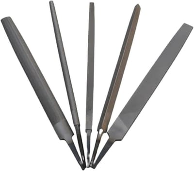 Stalen Vijl - Handvijl metaal - Vormgeven metaal - Zonder handvat - 6 inch - Zilver