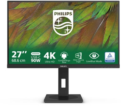 Philips 3000 series 27B1U3900/00 computermonitor 68,6 cm (27 inch) 3840 x 2160 pixels 4K Ultra HD LCD zwart