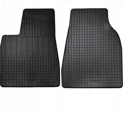 Rubber matten passend voor Tesla Model X 2016- (2-delig + montagesysteem)