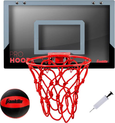 Basketbal Hoepel voor Boven de Deur - Indoor Basketbal Set met Minibasketbal