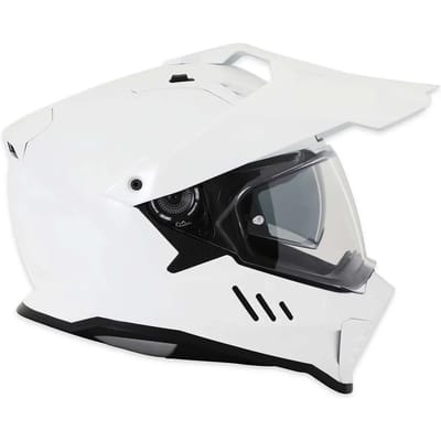 Simpson Xcursion Solid Wit Adventure Integraalhelm - Helm