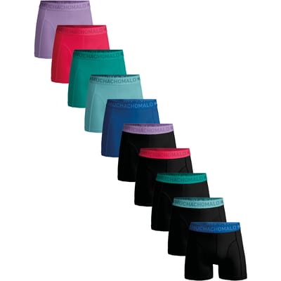 Muchachomalo Boxershort heren – 10 Pack – 95% Katoen – Heren Ondergoed – Kleding – Stevig Ondergoed – Onderbroeken Heren