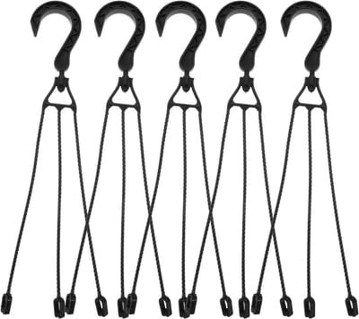 5 Ophanghaken voor Bloempotten Hangende Steunen van Kunststof 15.75 Inch Voor Tuin Balkon Terras Huis