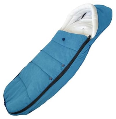 Baby Kinderwagen Voetenzak - Universele Lijkzak - Warmte Buiten - Waterdichte Stof - 95 cm lengte - Hemelsblauw