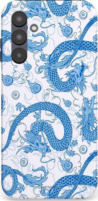 Casetastic Hoesje Geschikt voor Samsung A25 - Stijlvolle Beschermende Duo-layer Case - Drakengloed