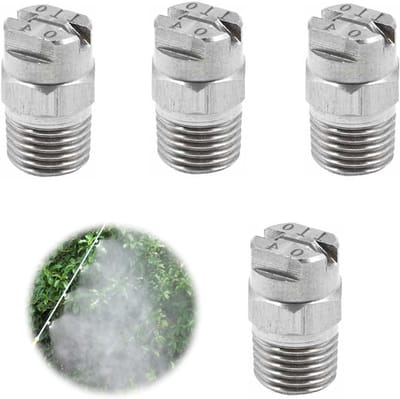 SnelShoppen - Pack van 4 Hogedrukreinigers, Oppervlakte Cleaner, Spuitmond, Hoge Druk Spuitmond voor Waterbezem en Vloer Cleaner, 110 Graden, 1.3 mm G