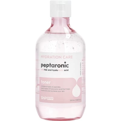 SNP, Prep Peptalone, Peptides and Hyaluronic Acid, Toner, 10.82 fl oz (320 ml) white