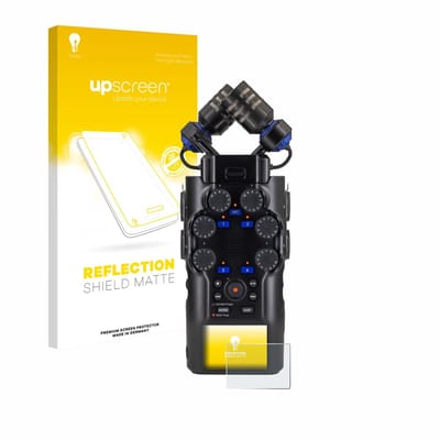 upscreen - Screenprotector voor Zoom H6 studio - Folie Beschermfolie anti glare matte