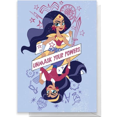 Wonder Woman Powers Happy Birthday Greetings Card - Standard Card