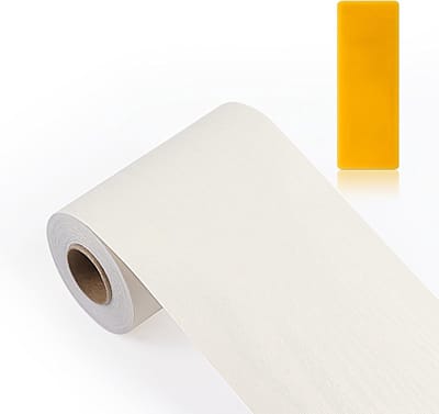 SnelShoppen - Houtnerf Plakband, Houtlook, Dakbedekking, Zelfklevend, Waterdicht Vloer Reparatietape, Muurverbindingstape, Afplaktape, Krassenherstel