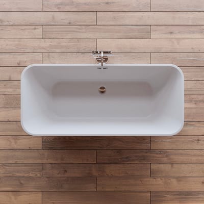 SPALINA - Vrijstaand bad - Stellar 170 blanche, 170 x75 x56 cm, Wit