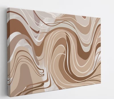 Saammp Canvas Schilderij - pastel kleuren - Abstract - 45x30 - Foto op canvas - Wanddecoratie - Muurdecoratie Woonkamer - Slaapkamer decoratie - Canvas Print