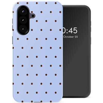Selencia Hoesje - Geschikt voor Samsung Galaxy A57 (5G) - Backcover - Happy Dots Digital Sky