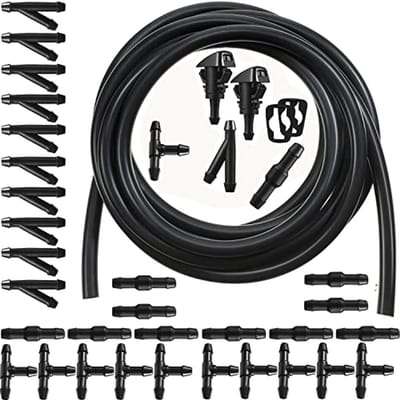 4 Meter Waterslang Reparatieset voor Ruitenwissers en Sproeislangen - Inclusief 30-delige Verbindingsset