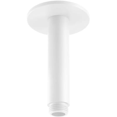 Herzbach DEEP WHITE ceiling arm for rain shower seven round 10 cm 23.964810.1.07