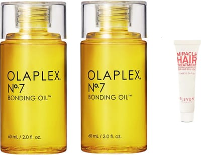OLAPLEX - No.7 Bonding Oil - 60 ml - Haarolie + Eleven Miracle Hair Treatment 10ml. mini