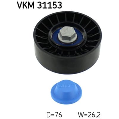 Rondsel/geleiderpoelie, V-ribbelriem SKF VKM 31153