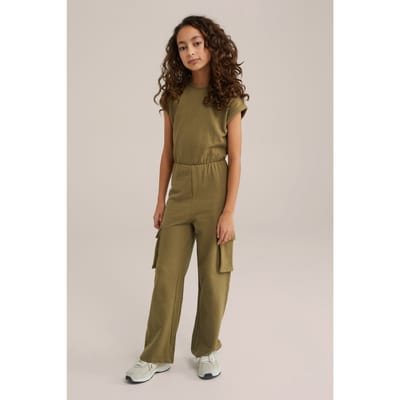 WE Fashion Jumpsuit Moss Green Taglia: 140 | Body per Neonato Outlet | Unisex | Verde