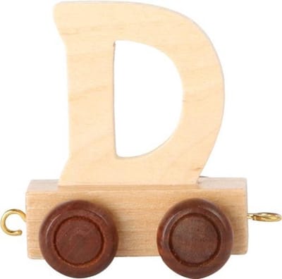 Small Foot - Wooden Letter Train - D
