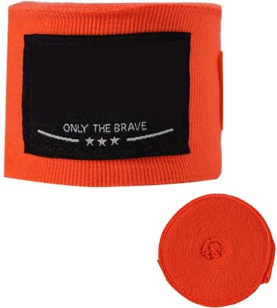 Bovista Bandage Boksen - Kickboksen - Handschoenen - Boks Bandage - Kickboks - Binnenhandschoenen - Handschoen - Boxing - Sportbandage - Oranje - 5 Meter