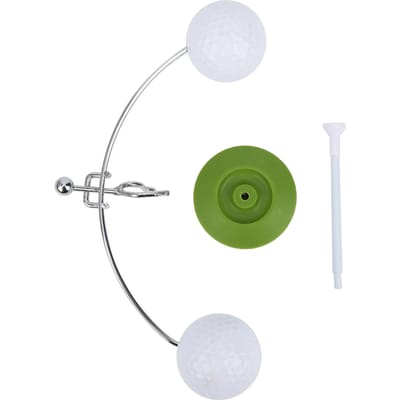 Coffret Cadeau Golf Décoration Maison Bureau Support d'Équilibre Petite Balle de Golf de Bureau avec Base