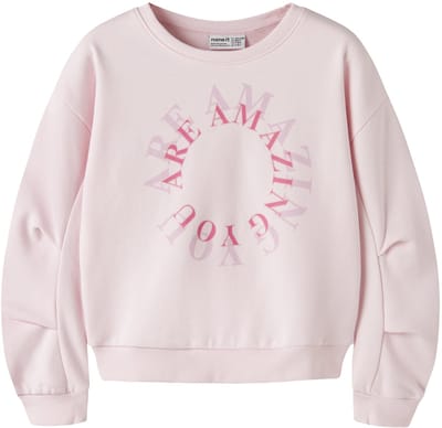 NAME IT - NKFPTAROUND LS SWEAT BRU - Meisjes - Sweaters