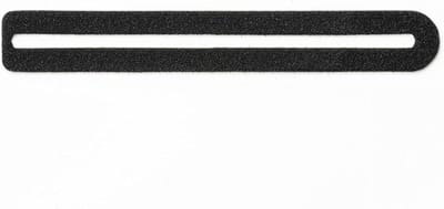 Platenwasmachine Strip - Zuigstrip Vinylreiniger - Platen Reinigen - Zelfklevend Microvezel - 100 mm - Zwart