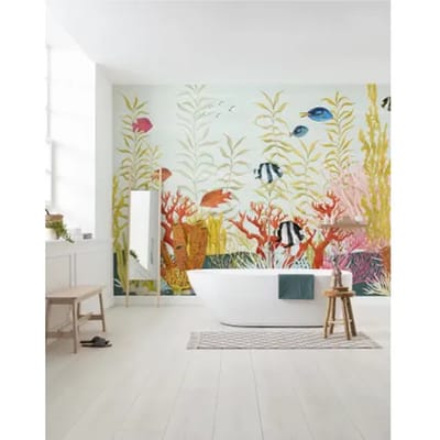 Fotobehang - Coral World 350x250cm - Vliesbehang