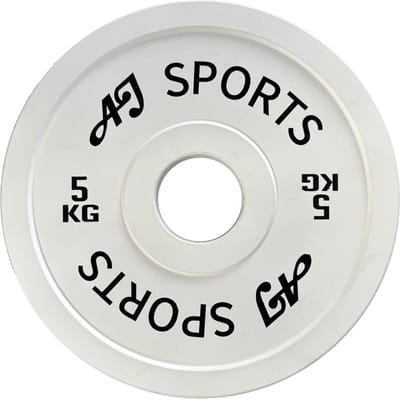 AJ-Sports Olympische Halterschijf 5 kg - halterschijven 50 mm - Gewichten set - Halters - Halterset - Halterstang - Halterbank - Fitness - Krachttraining