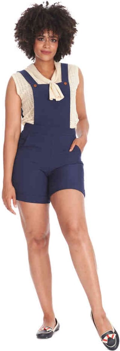 Banned - June Playsuit - XS - Blauw