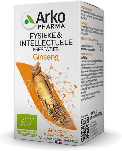 Arkocaps Ginseng - 45 Capsules - Voedingssupplement