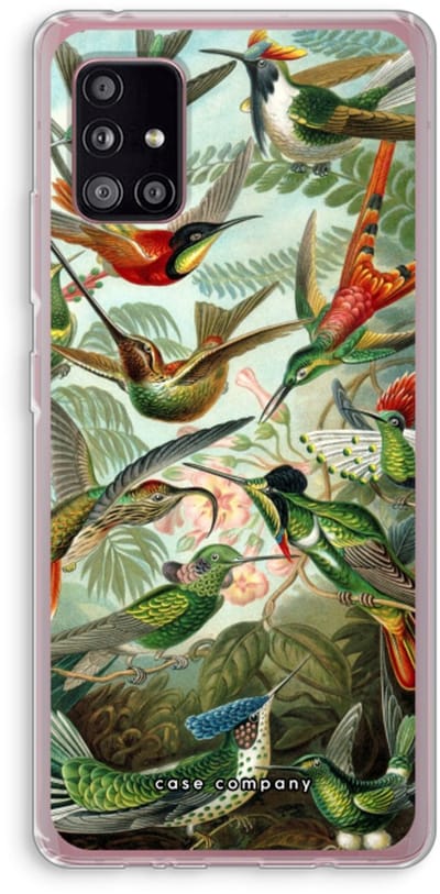 Case Company® - Hoesje geschikt voor Samsung Galaxy A51 5G hoesje - Haeckel Trochilidae - Soft Cover Telefoonhoesje - Bescherming aan alle Kanten en Schermrand