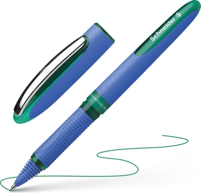 Schneider rollerball - One Hybrid C - conus punt - lijnbreedte 0,3mm - groen - S-183104