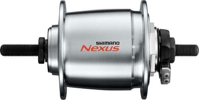 Dynamo naaf SHIMANO DH-C6000-1R 36 gaats 6V/1,5 Watt voor rollerbrake - zilver