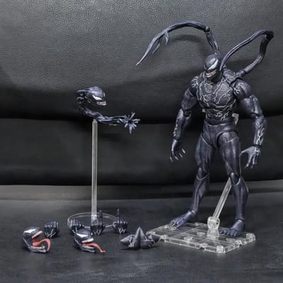 24-uurs Verzending SHF Venom Last Dance Periferieën Bloedbad Spider-Man Beweegbaar Model Cadeauset Duurzaam Mooi Ontwerp