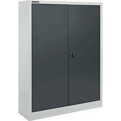 Schäfer Shop Select materiaalkast MSI 16409i, B 950 x D 400 x H 1535 mm, 3 legborden, staal, lichtgrijs/antracietgrijs