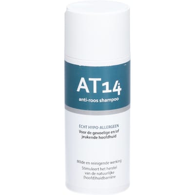 AT14® Anti-roos shampoo | Hypoallergeen | Voor de gevoelige hoofdhuid | Met selenium sulfide | Hoofdhuidverzorging | Anti-roos shampoo voor mannen en vrouwen | Zonder parfum