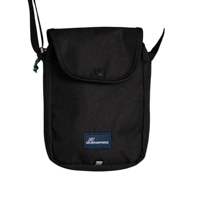 Craghoppers Kiwi Logo Schoudertas (Zwart)