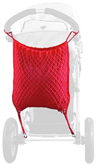 Universeel winkelnet voor joggers en kinderwagens - met inkijkbescherming en lange bevestigingsbanden
