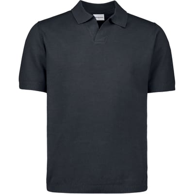 No Excess Pullover Short Sleeve V-polo Night Größe: S | Pullover Outlet | Herren | Schwarz