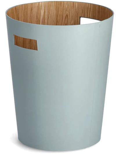 Prullenbak Karton - Vuilnisbak - Thuis Kantoor - Eenvoudig Design - 25x30cm - Mintgroen