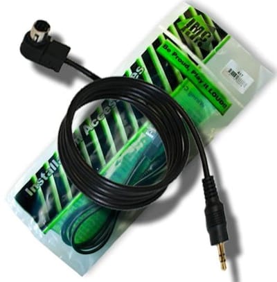 AUX Kabel - Audio Adapter - Auto Radio - Ai-Net Connectie - 120cm Lengte - Zwart