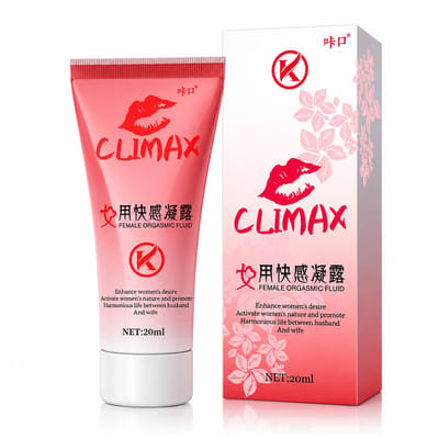Climax Intieme Gel Vrouwen | Glijmiddel Waterbasis | Vrouwelijk Glijmiddel | Hydraterende Gel | Hyaluronzuur | Geurloos | Intieme Verzorging | Orgasme Gel | Reisformaat | 20 ml