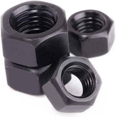 20 Stuks Zwarte Nylon Hex Moeren - M10 M12 M14 M16 M18 M20 Isolatie Moeren voor Hardware Kit en Bevestigingsmaterialen