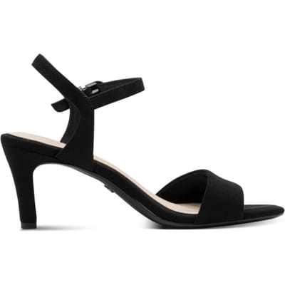 Tamaris dames sandalen met hak zwart - Maat 37