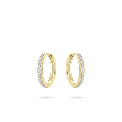 Gisser Jewels Goud Oorringen Goud VGKCD2/15