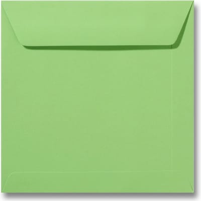 Envelop 19 x 19 Appelgroen, 100 stuks