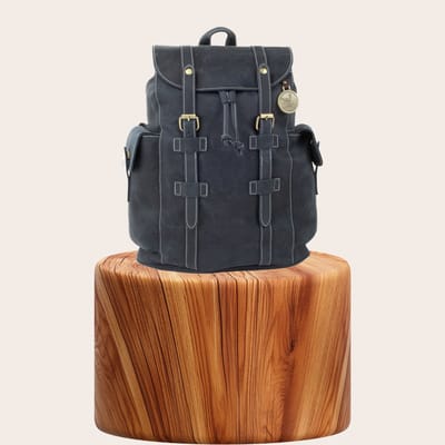 DE LAMASSU® Leren Laptop Rugzak 16 Inch – Vintage Backpack Echt Leer – Unisex Rugtas voor Werk, School, Reizen en Laptop