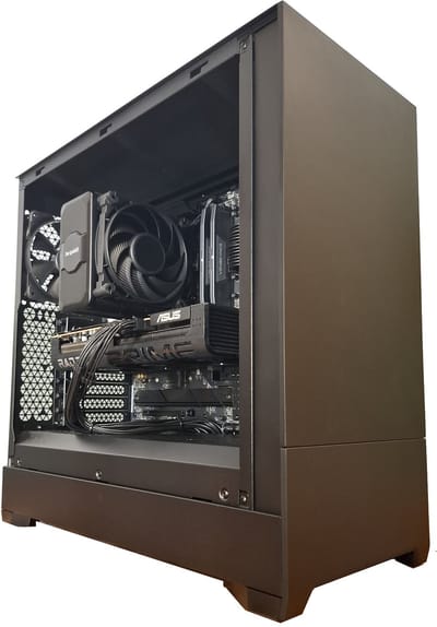 Xenith Expert Stealth XT - Ryzen 7 9850X3D - Radeon RX 9070 XT - 32 GB DDR5 - 2 TB Samsung ssd - Windows 11 Pro